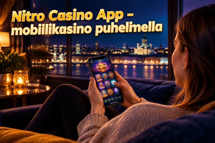 App Nitro Casino - mobiilikasino puhelimella