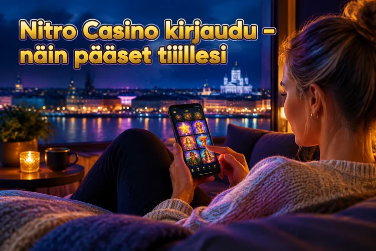 Nitro Casino kirjaudu - näin pääset tilillesi