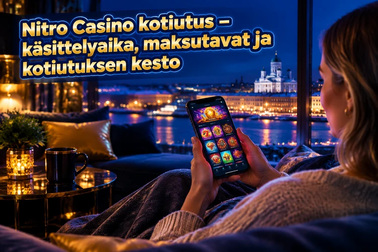 Nitro Casino kotiutus - käsittelyaika, maksutavat ja kotiutuksen kesto